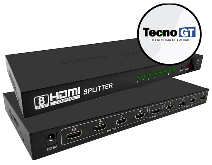 SPLITER HDMI PARA 8 PUERTOS